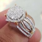 Female Luxury Rhinestone Rings Engagement Ring For Woman Wedding Party Gift