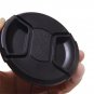 52mm center pinch snap on Front Lens Cap Cover for Canon Nikon Sony w string
