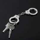 Silver  Fashion Hot New key chain Keychain Handcuffs Ring Key Holder