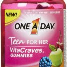 One A Day VitaCraves Teen for Her Gummy, 60 ct gummies