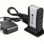 Durable 7 Port High Speed USB 2.0 HUB with AC Power US Plug