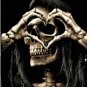 Squelettic Heart  -- 40x50cm   DIY Painting By Numbers Canvas  Home Wall Art