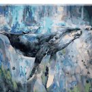Whale in the sea -- 40x50cm   DIY Painting By Numbers Canvas  Home Wall Art