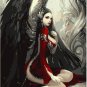 Flirting black angel beauty Figure-- 40x50cm   DIY Painting By Numbers Canvas  Home Wall Art