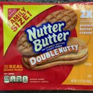 FAMILY SIZE NUTTER BUTTER DOUBLE NUTTY PEANUT BUTTER SANDWICH COOKIES 15 OZ FREE SHIP