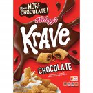KELLOGGS KRAVE CHOCOLATE CEREAL 11.4 OZ BOX CRISPY SHELL OUTSIDE SMOOTH INFree worldwide shipping