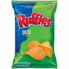 Ruffles, Queso Cheese Potato Chips, 8.25oz Bag (Pack of 3)