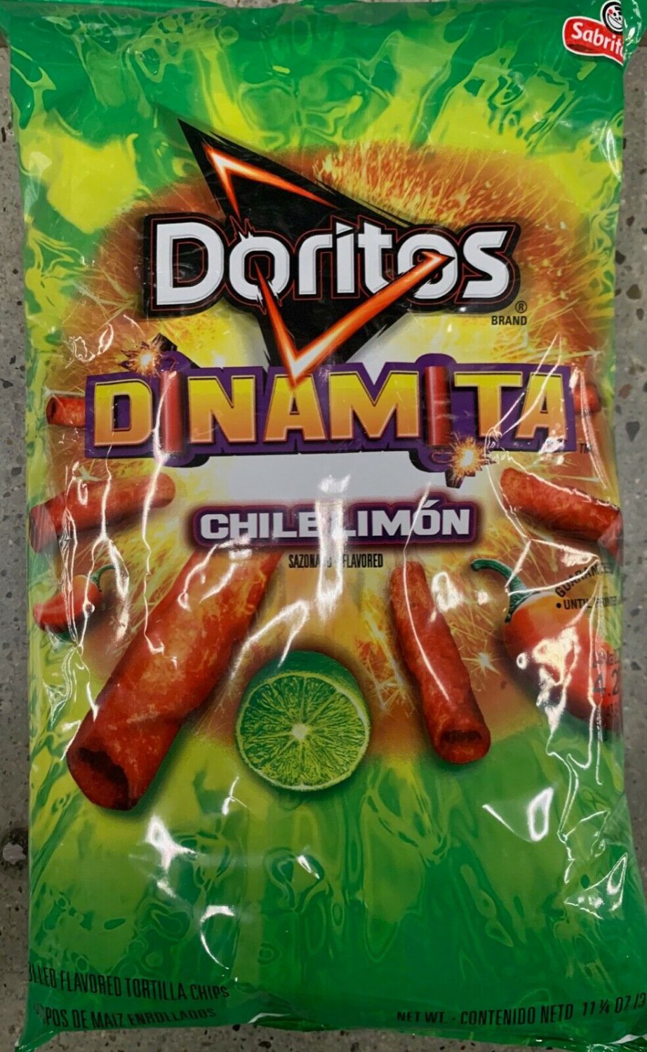 DORITOS DINAMITA CHILE LIMON FLAVORED TORTILLA CHIPS 11 1/4 OZ BAG FREE ...