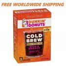 Dunkin' Donuts Cold Brew Coffee Packs 2 Pitchers WORLDWIDE SHIPPING