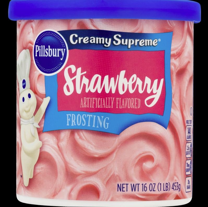 PILLSBURY CREAMY SUPREME STRAWBERRY FLAVOR FROSTING 16 OZ (453g) FREE