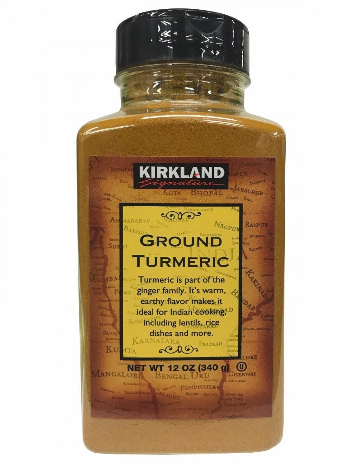 GROUND TURMERIC KIRKLAND SIGNATURE 12 OZ USA SELLER FREE WORLDWIDE SHIPPING