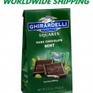 Ghirardelli Dark Chocolate Mint Squares 5.32 Oz WORLDWIDE SHIPPING