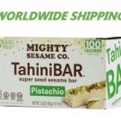 Mighty Sesame Co. Pistachio Tahini Snack Bars 3.8 Oz WORLDWIDE SHIPPING