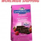 Ghirardelli Dark Chocolate Raspberry Squares 5.32 Oz WORLDWIDE SHIPPING