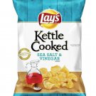 Lay's Kettle Cooked Sea Salt & Vinegar Potato Chips, 8 Oz.