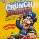 GIANT SIZE CAP'N CRUNCH'S CRUNCH BERRIES CEREAL 26 OZ BOX SWEETENED  Free worldwide shipping
