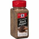 McCormick Pure Ground Black Pepper Value Size 7.75 oz