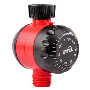 Mechanical Water Timer Lawn Garden Watering Hose Faucet 2 Hour Dial 120 Minutes