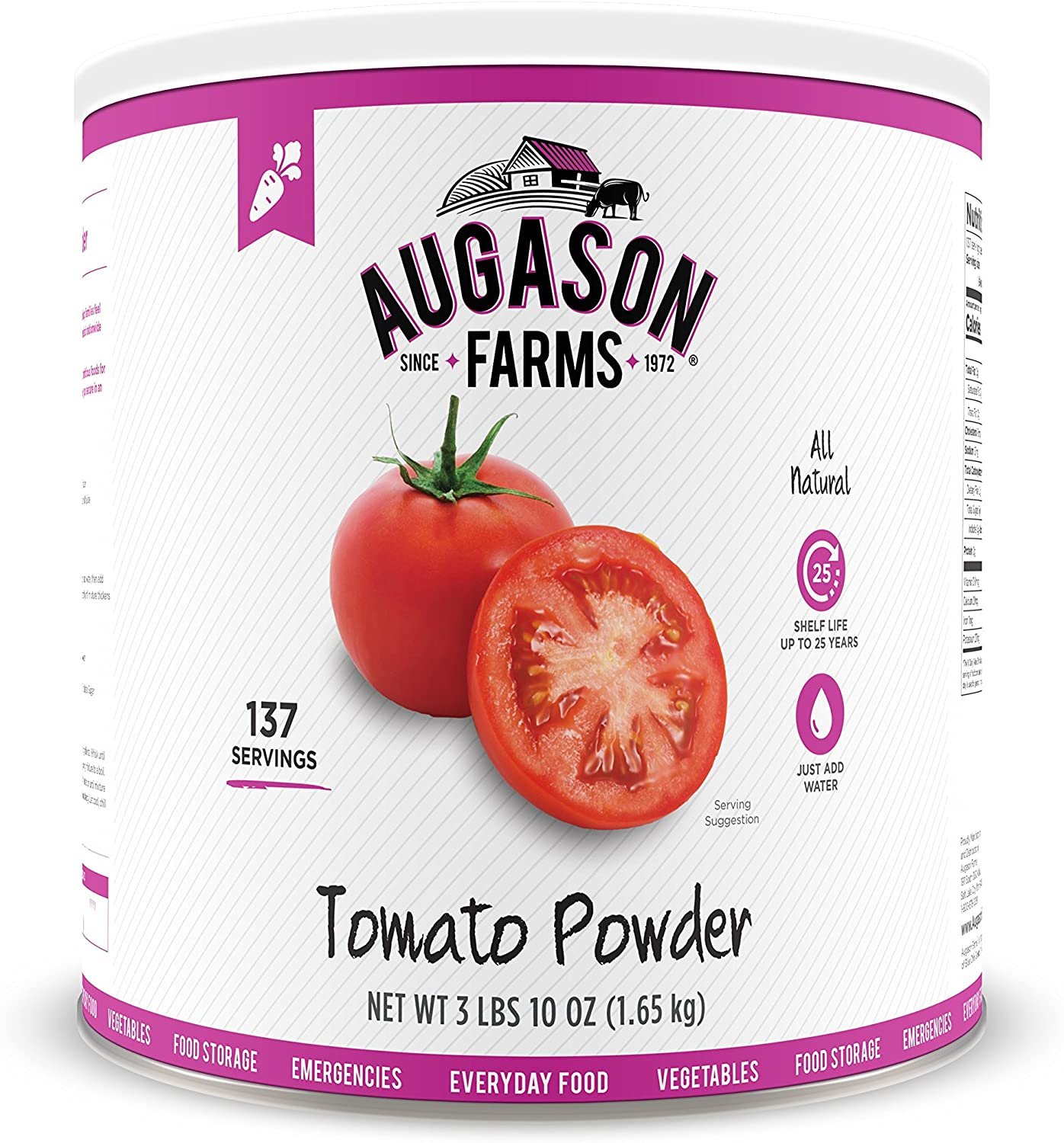 augason farms shortening powder