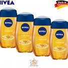 4 x NIVEA Natural Pampering Shower Oil For Dry Skin 200ml 6.7 fl. oz  From Europe
