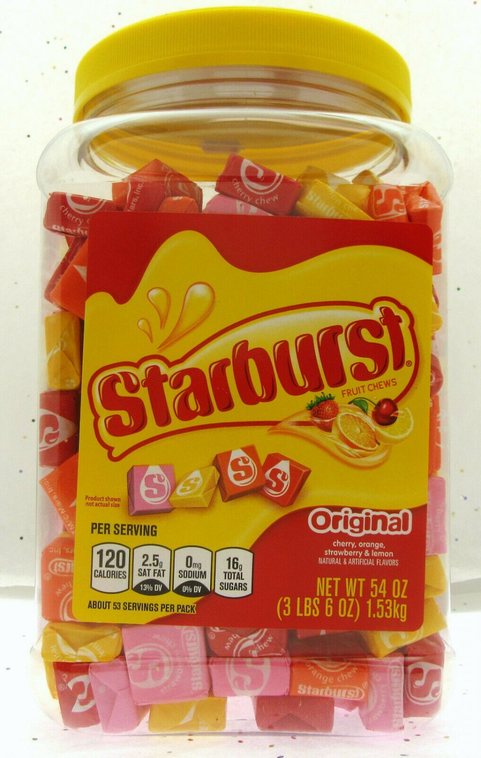Starburst Original Chewy Candy American 3 LBS 6 oz Container