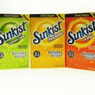 NEW! Sunkist ~ 6 Packets ~ Zero Sugar ~ Drink Mix ~ 5 Boxes