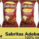 Mexican chips Sabritas Adobadas 4 BAGS, (45 G EACH)