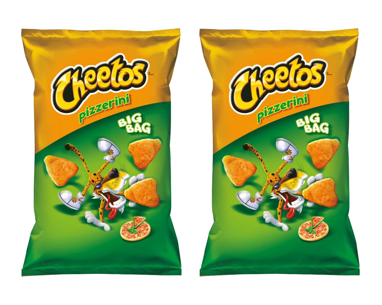 2 x CHEETOS PIZZERINI Pizza Flavor Chips 85g Made in Poland From Europe