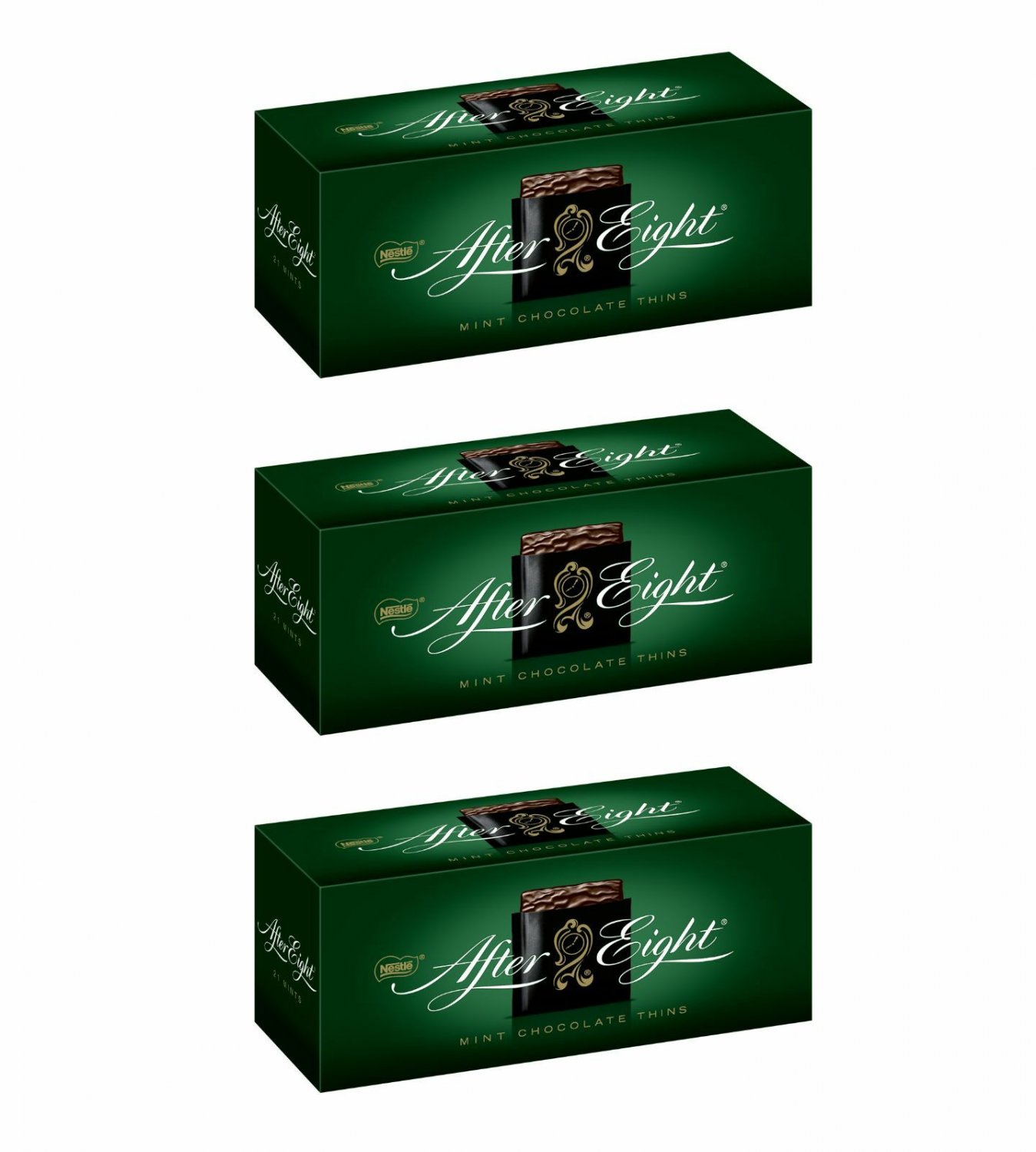3 x Nestle AFTER EIGHT Mint Chocolate Thins 200g 7.05oz From Europe
