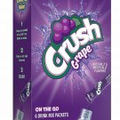 Crush Lot of  12Boxes / 72 Packets Grape CRUSH Sugar Free Singles to go!