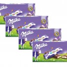 4 x MILKA MILKINIS Cream Filled Milk Chocolate Sticks Candy Treat 88g 3.1oz  From Europe