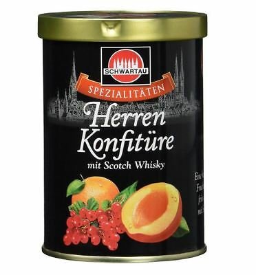 Schwartau Specialities Original Gourmet scotch whiskey Jam in Tin 350g FROM GERMANY