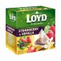LOYD Magic Strawberry & Vanilla Flavored Fruit Tea Boxed 20 Silk Pyramids From Europe