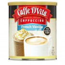 Caffe D'Vita Premium Instant Cappuccino French Vanilla 16 Oz WORLD SHIPPING