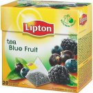 Lipton Blue Fruit Flavor Tea 20 Silk Pyramid Bags-az From Europe