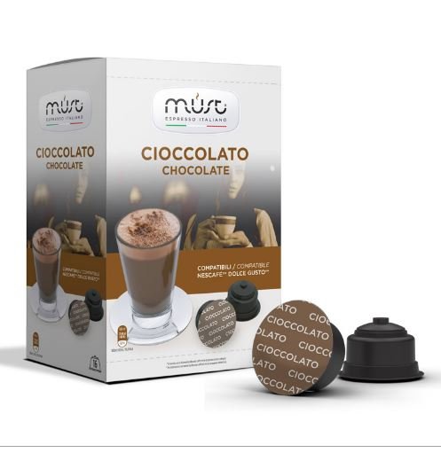 MUST Hot Chocolate Nescafe Dolce Gusto Compatible Capsules Coffee Machine Pods From Europe