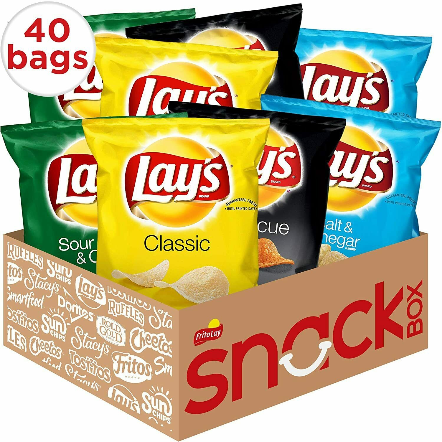 Lay's Potato Chip Variety Pack, 40 Count