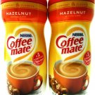 2 Packs, Coffee Mate -  Hazelnut - Non-Dairy Creamer 15 oz container