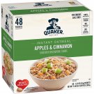 48 bags Quaker Instant Oatmeal, Apples and Cinnamon,  48 Count am