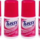 4 X Tussy Anti-Perspirant Deodorant Roll-On Original, Fresh Spice 1.70 oz