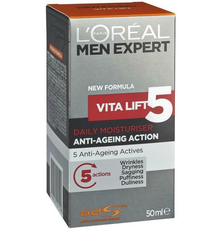 Men Expert Vita Lift 5 Complete Revitalising Moisturiser 50ml From Germany