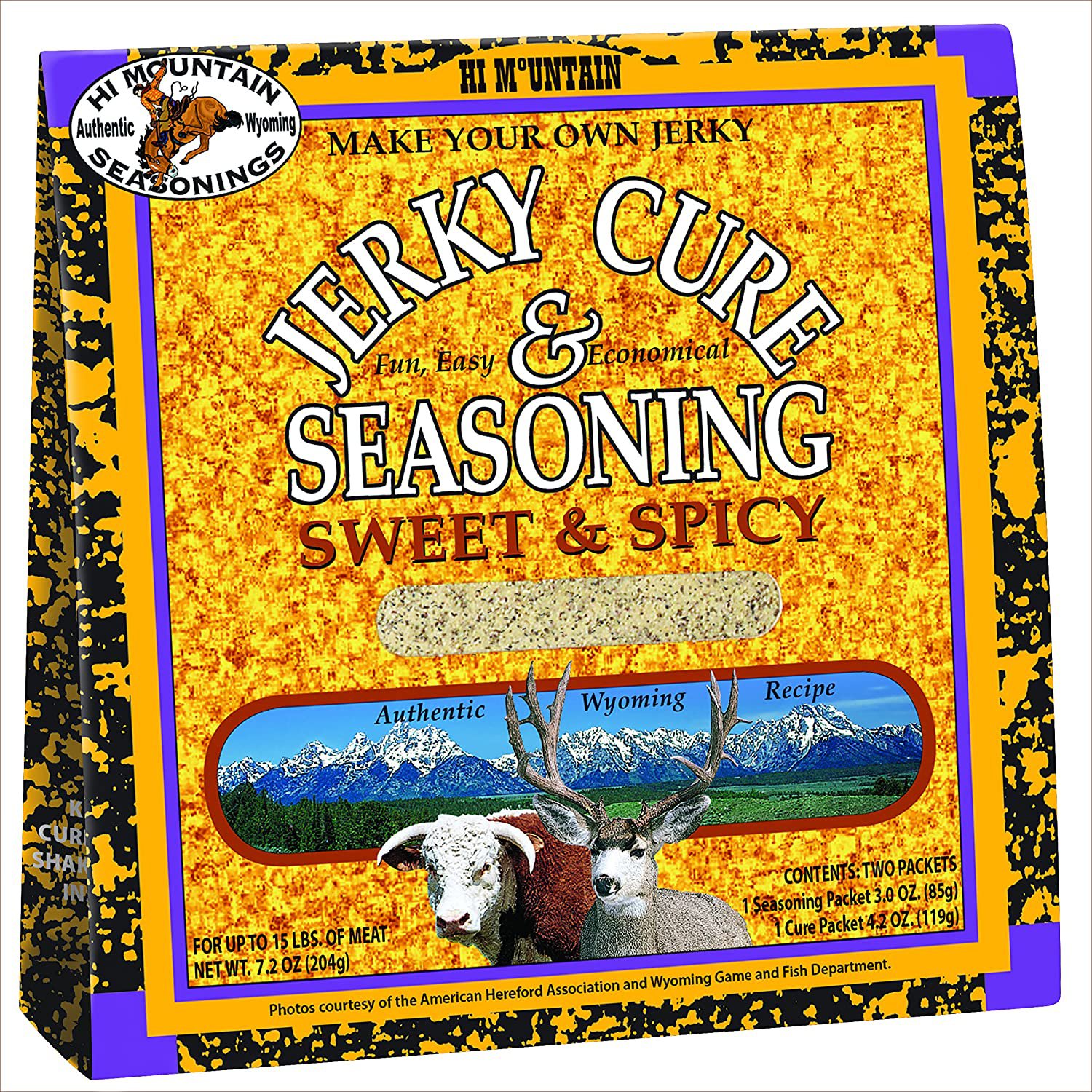 Hi Mountain Jerky Seasoning Sweet and Spicy Blend Make Your Own