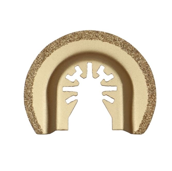 2Pcs Multi Saw Blades 64mm Half Circle Diamond Quick Release For Multitool