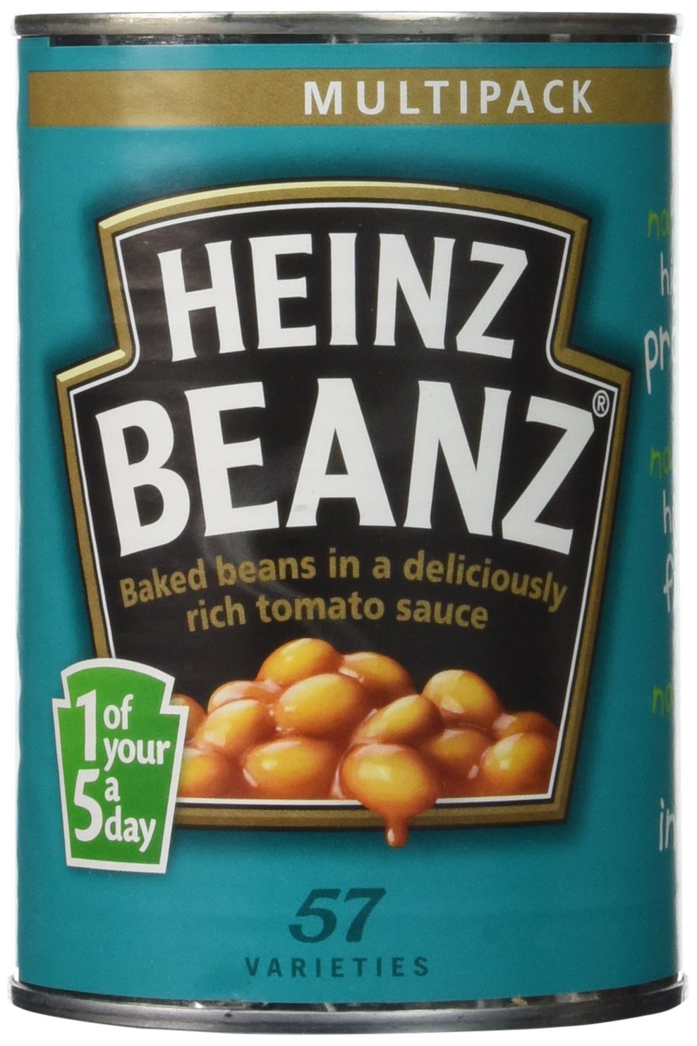 Heinz Baked With Tomato Sauce - 415g Pack of 12 a m From UK