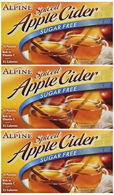 30 Alpine Apple Mix Spiced Cider Sugar-Free 3X 10 Packets
