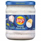Lay's Dip, Smooth Ranch, 15 oz, (pack of 2) Expiration Date Always Fresh