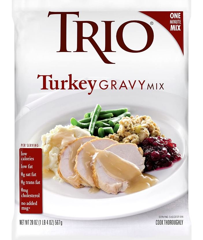 2x Trio Turkey Gravy Mix Holiday Roast Dehydrated 2 Bags