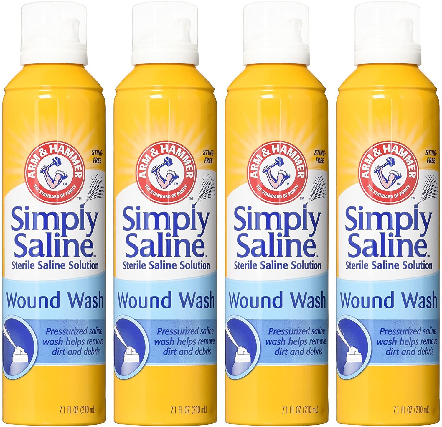 Arm & Hammer Simply Saline Wound Wash  (Pack of 4)
