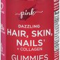 PINK Nature's Truth  Dazzling Hair, Skin, Nails + Collagen Gummies - 60 ctX 2 btl