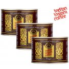 3 x JFK Indian Instant Coffee Classic Original Tin 90g 3.2oz 3 x JFK Indian Instant Coffee Classic Original Tin 90g 3.2oz
